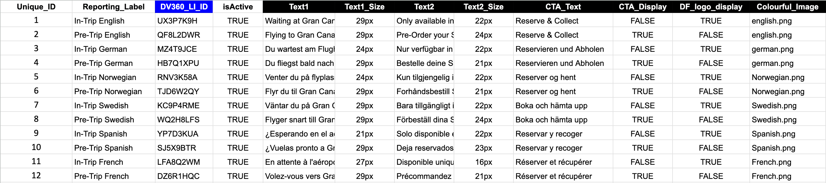 google sheet
